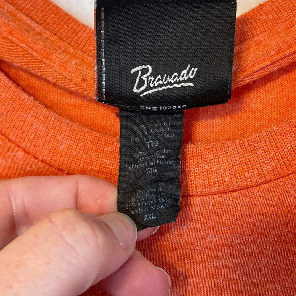 Harley Davidson 2003 Laid Back Graphic Tee Orange XXL - Picture 4 of 11